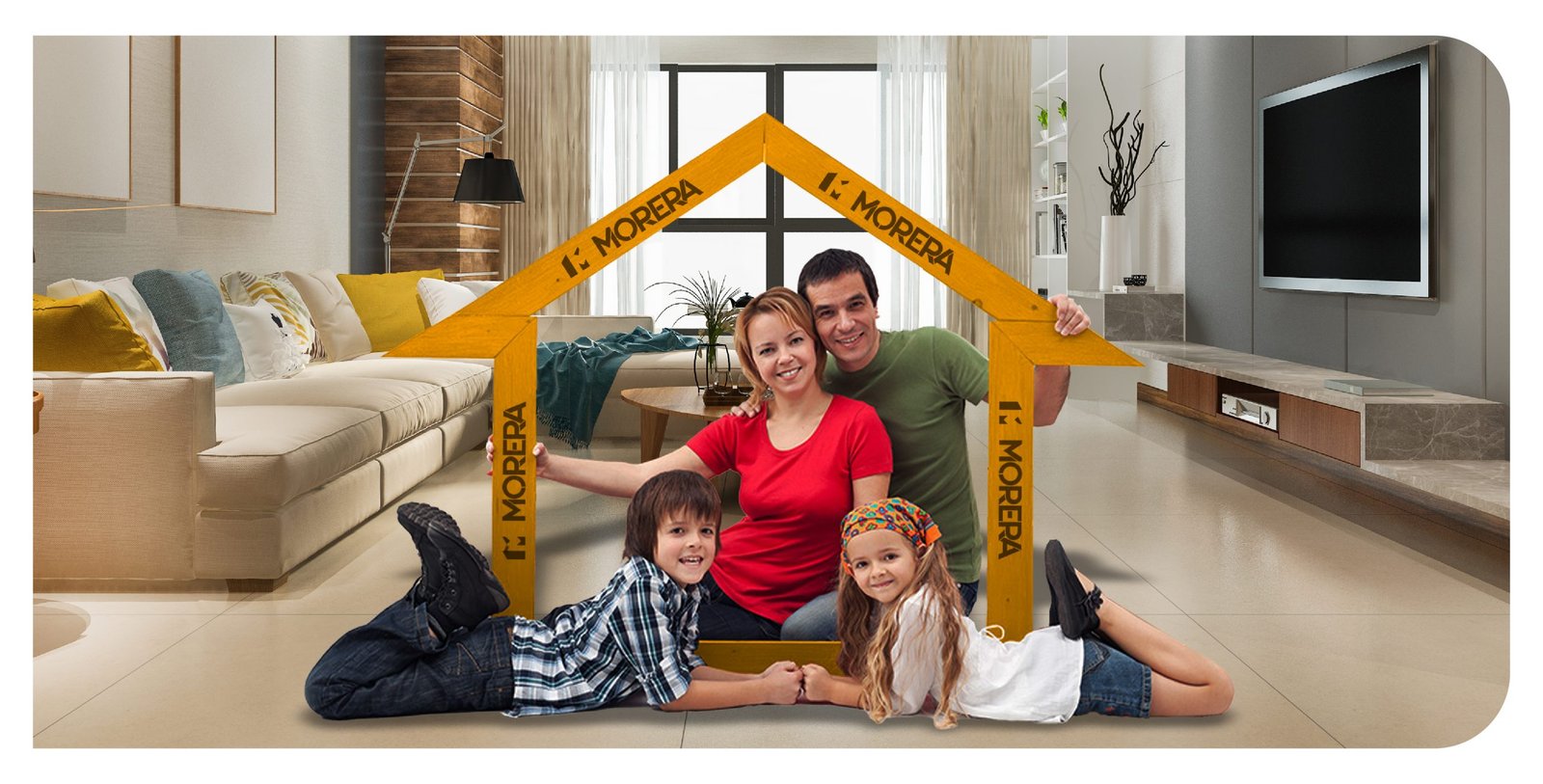 Familia Feliz remodela apartamento con MC